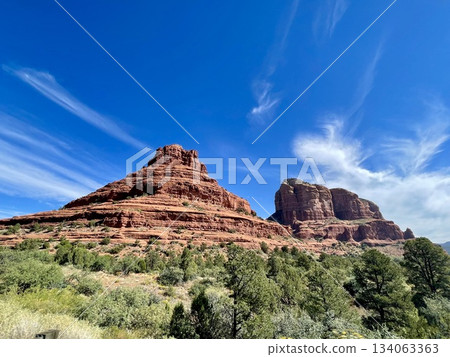 [亞利桑那州] 塞多納：鐘岩和教堂岩 134063363