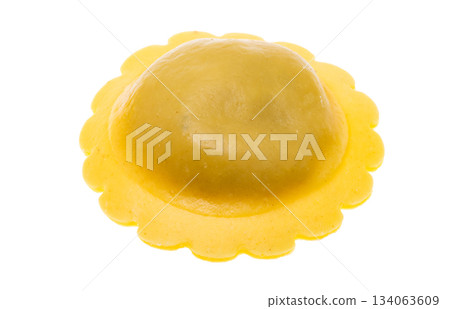 Italian ravioli isolated Italian ravioli isolated 134063609