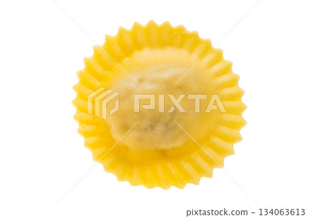 Italian ravioli isolated Italian ravioli isolated 134063613
