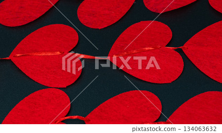 red hearts red hearts 134063632
