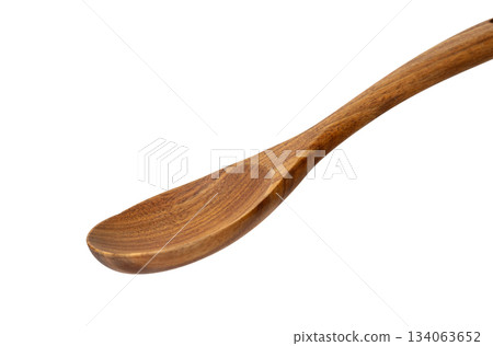 Wooden spoon isolated 134063652