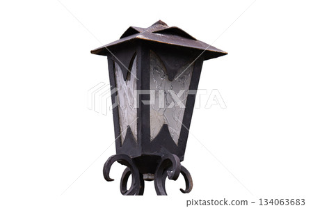street lamp isolated 134063683