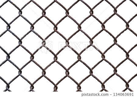 iron mesh background isolated 134063691