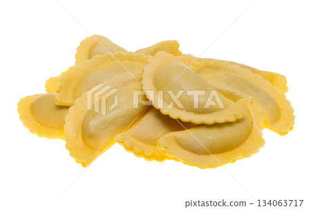 Italian ravioli isolated Italian ravioli isolated 134063717