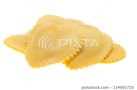 Italian ravioli isolated Italian ravioli isolated 134063720