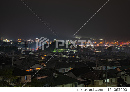 菊川市(靜岡縣)夜景 菊川市(靜岡縣)夜景 134063900