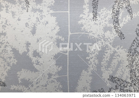 Elegant Silver Grey Floral Tapestry Texture 134063971