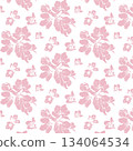 Apple bloom seamless pattern on white background for classic fabric design 134064534