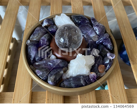 amethyst, pleasant, cosy 134064569