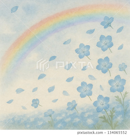 粉紅蝶花系列：花瓣隨風舞動，彩虹在天際閃耀 134065552