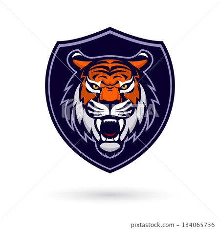 Tiger Mascot Logo 134065736
