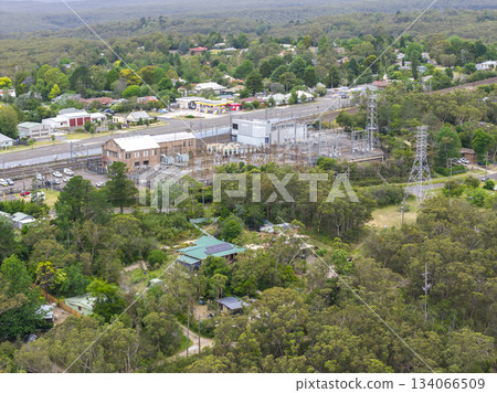 A small electricity power station in the Blue Mountains 134066509