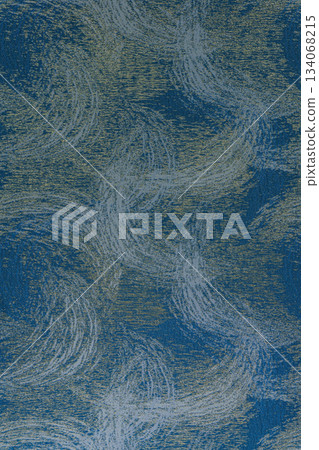 Night Sea: blue textile background with golden lurex and light strokes Night Sea: blue textile background with golden lurex and light strokes 134068215