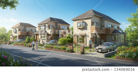 Peaceful residential area Peaceful residential area 134069016