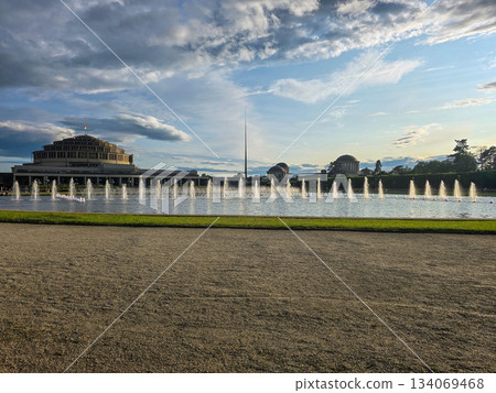 Majestic Fountain Urban Oasis in the City Center Majestic Fountain Urban Oasis in the City Center 134069468