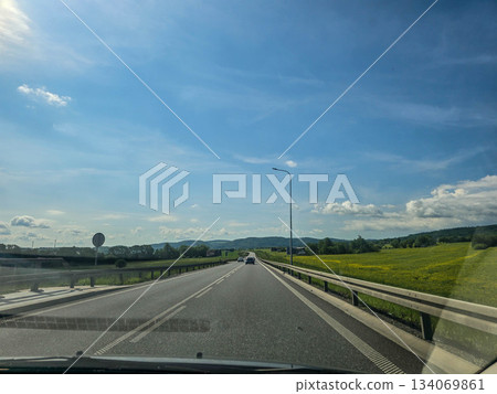 Endless Ribbon Pulse of the Highway 134069861