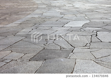 不規則石材地板的圖片 不規則石材地板的圖片 134070846