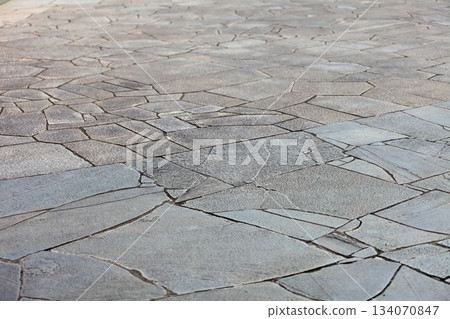 不規則石材地板的圖片 不規則石材地板的圖片 134070847