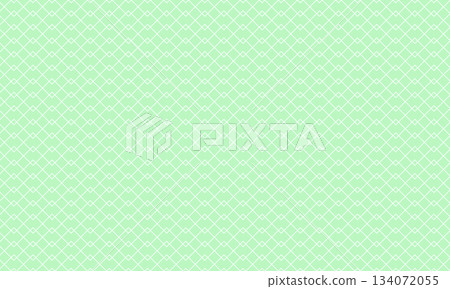 鋸齒狀綠色菱形金屬絲網，帶有重疊的菱形線條 134072055