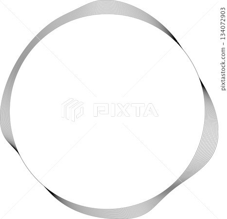 Circle white frame dynamic liquid overlapping for tag, badges, logo Circle white frame dynamic liquid overlapping for tag, badges, logo 134072903