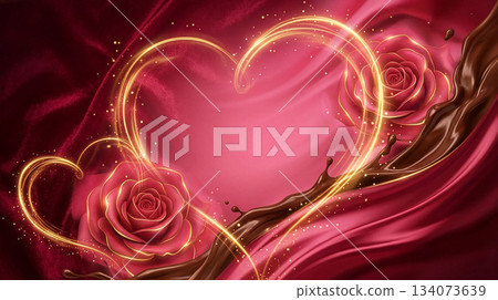 Red Rose Background Red Rose Background 134073639