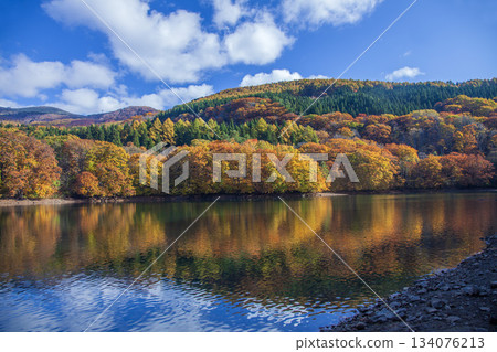 Zao Shigaya Jinuma in autumn colors 134076213