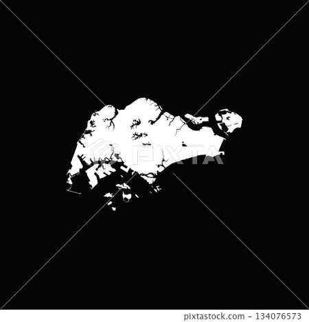 「新加坡」圖示系列，形狀為世界上某個國家的輪廓。 134076573