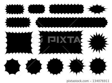 一組形狀各異、稜角分明的框架 134076911