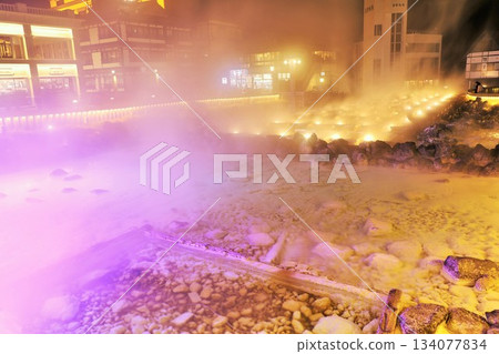 Kusatsu at night, Gunma Prefecture 134077834