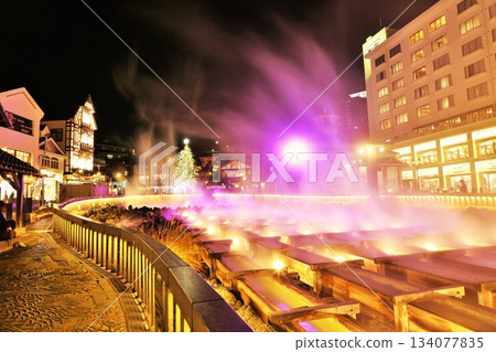 Kusatsu at night, Gunma Prefecture 134077835