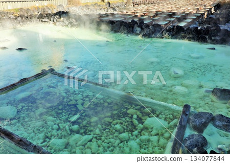 群馬縣草津市的湯畑 134077844