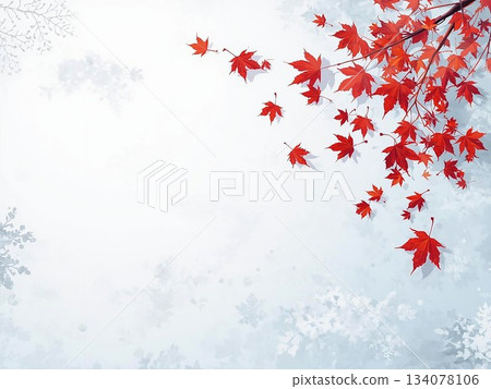 A beautiful background illustration of autumn leaves A beautiful background illustration of autumn leaves 134078106