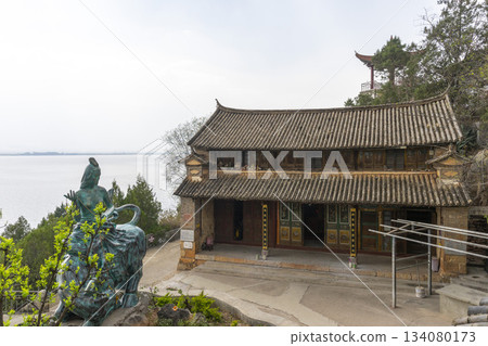 Guanyin Pavilion at The Dali Tianjing Pavilion Scenic Area in Dali, China  134080173