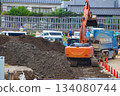 Crane at a construction site in Aoyama, Minato Ward [Construction image] 134080744
