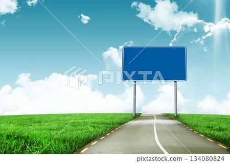 Road leading out to the horizon Road leading out to the horizon 134080824