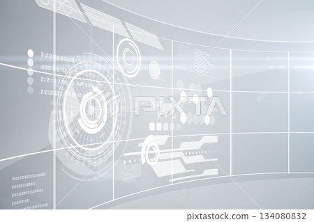 Futuristic technology interface Futuristic technology interface 134080832