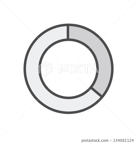 Illustrative image of donut chart 134081124