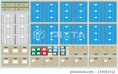 Shelves and sides of storage sheds Shelves and sides of storage sheds 134081412