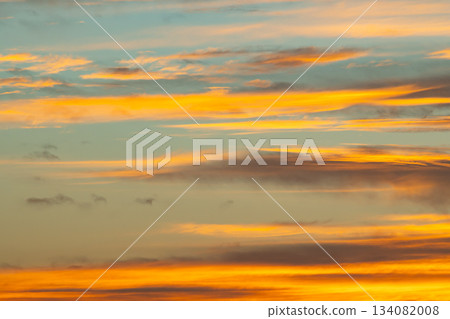 A sky dyed with clouds in the sunset a-1-1 cool color A sky dyed with clouds in the sunset a-1-1 cool color 134082008