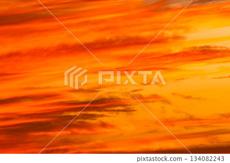 Sky dyed with clouds in the sunset e-2-2 High contrast Sky dyed with clouds in the sunset e-2-2 High contrast 134082243