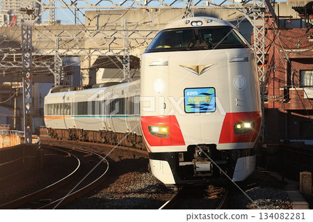 [JR West] 287 Series Limited Express "Kuroshio" ~Kuroshio 60th Anniversary~ (Hanwa Line: Bishoen Station) 134082281