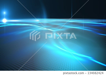 Abstract shiny black background 134082424