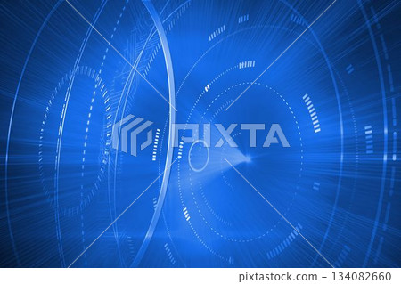 Futuristic shiny interface 134082660