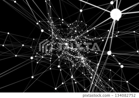 White lines on black background 134082752