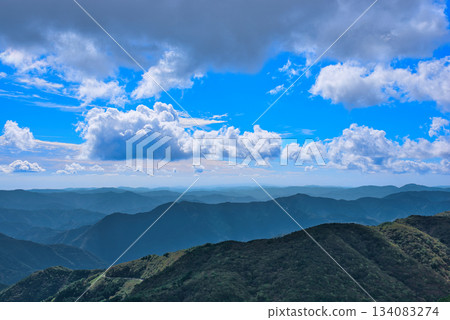 View of the mountains of Shikoku from the Shikoku Karst View of the mountains of Shikoku from the Shikoku Karst 134083274