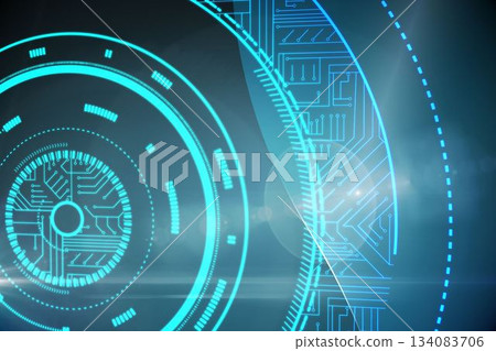 Futuristic technological background Futuristic technological background 134083706