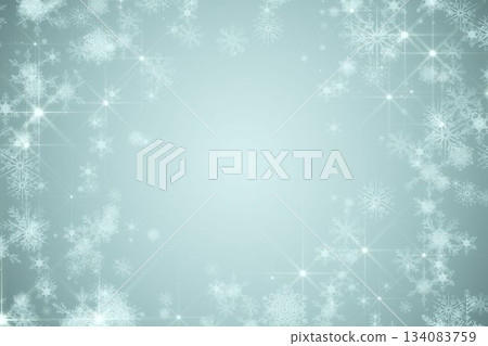 White snowflake design on blue White snowflake design on blue 134083759