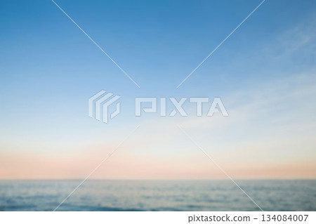 Idyllic view of sea against sky 134084007