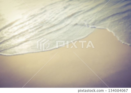 High angle view of shore by beach 134084067