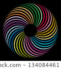 Abstract circles overlap 134084461
